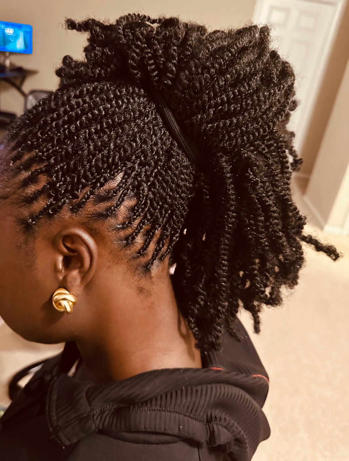 Braided hairstyle
